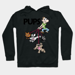 Dog Walker with Cute Puppies Hoodie